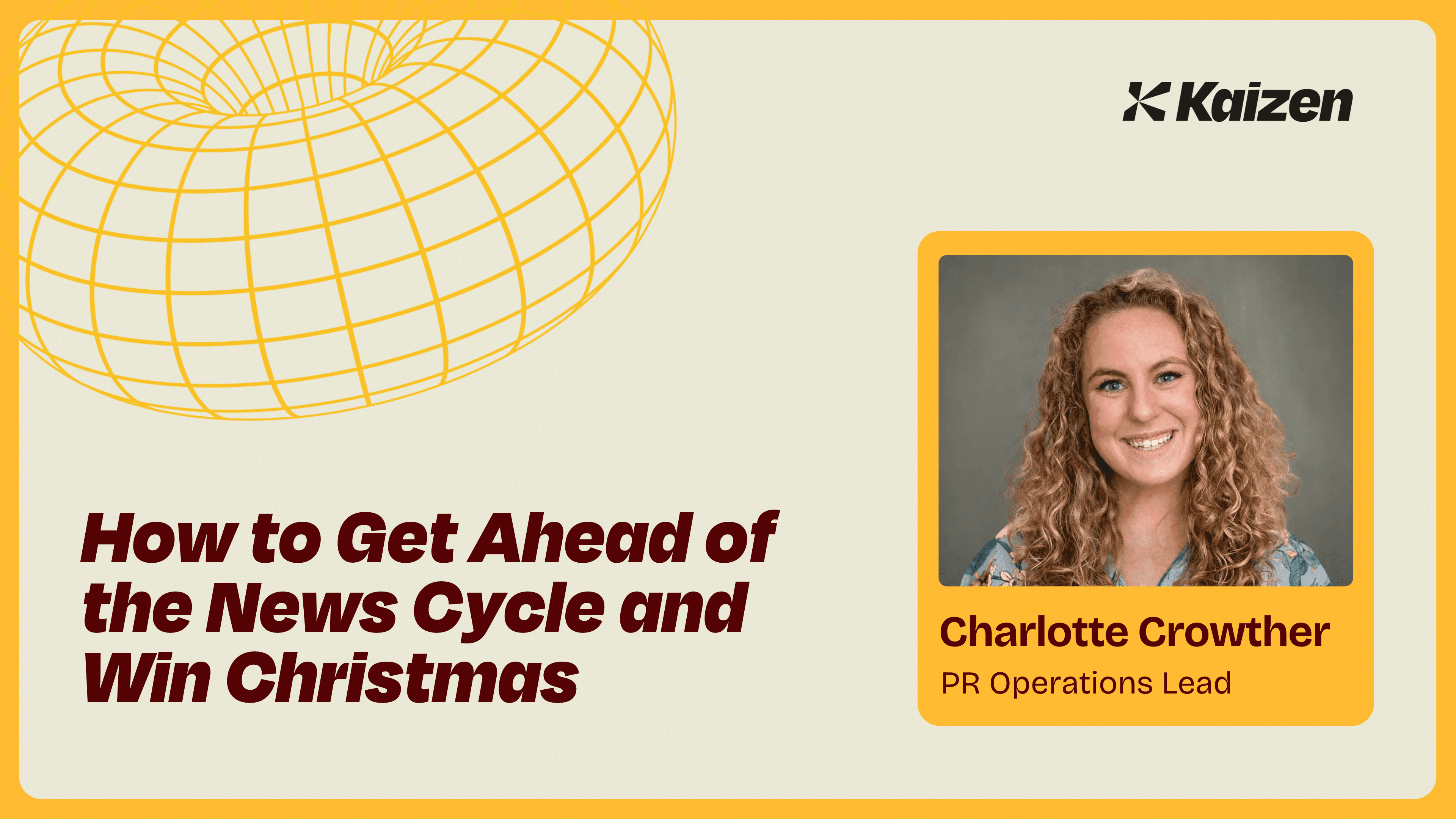 How to Get Ahead of the News Cycle and win Christmas